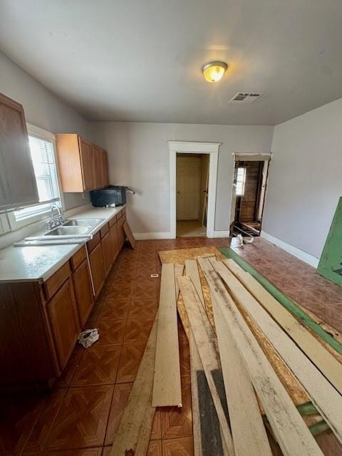 kitchen featuring sink