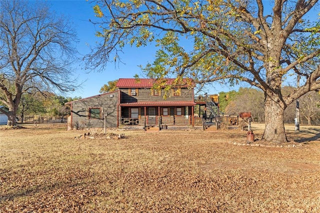 view of back of property