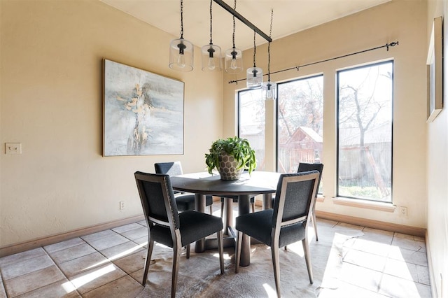 view of dining area