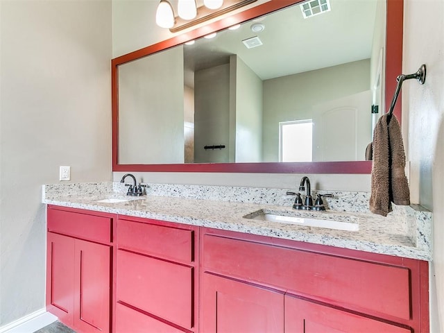 9015 Tall Oaks Dr, Guthrie, OK 73044 - bathroom featuring double vanity