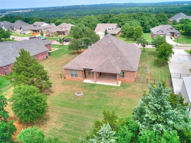 9015 Tall Oaks Dr, Guthrie, OK 73044 - aerial view of residential area