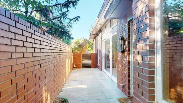 view of home's exterior featuring a patio