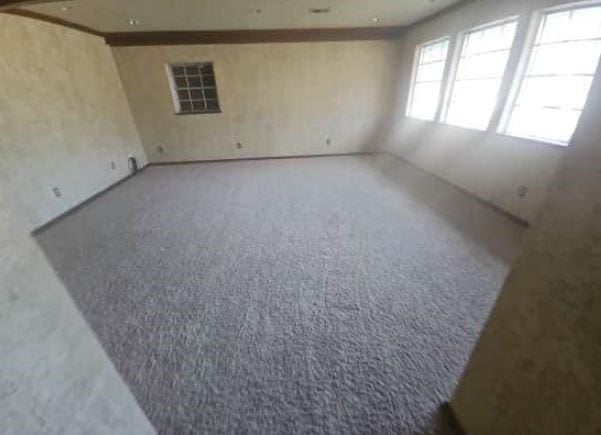 empty room with carpet flooring