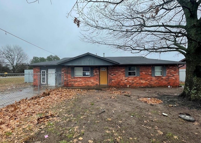 view of ranch-style house