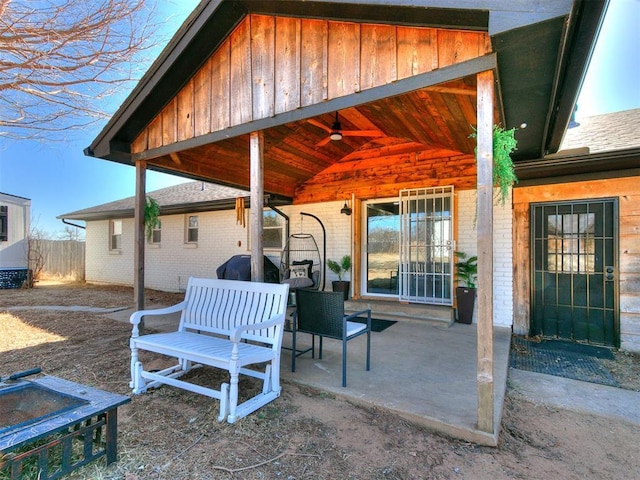 view of patio