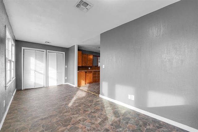 view of unfurnished living room