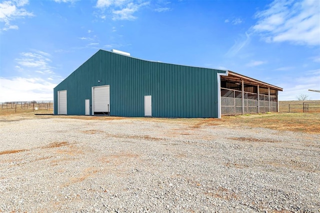 view of outbuilding