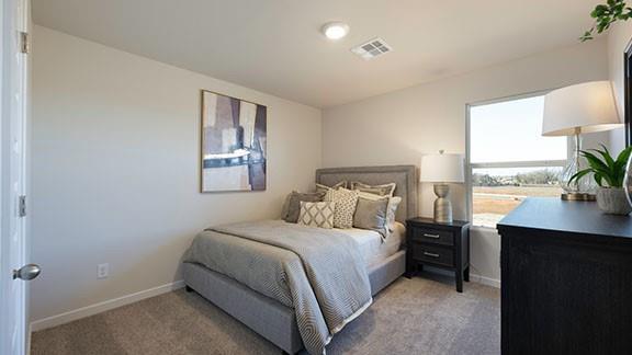 10225 NW 28th St, Yukon, OK 73099 - bedroom with light colored carpet