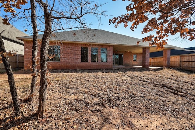 view of back of house