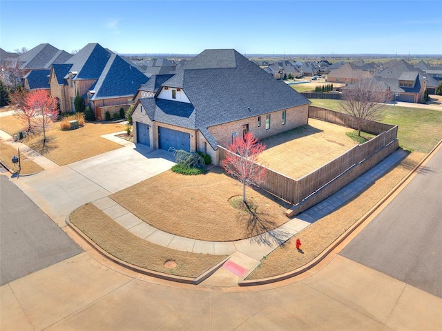3208 Rolling Woods Dr, Norman, OK 73072 - birds eye view of property featuring a residential view