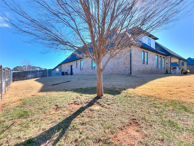 3208 Rolling Woods Dr, Norman, OK 73072 - view of yard with a fenced backyard
