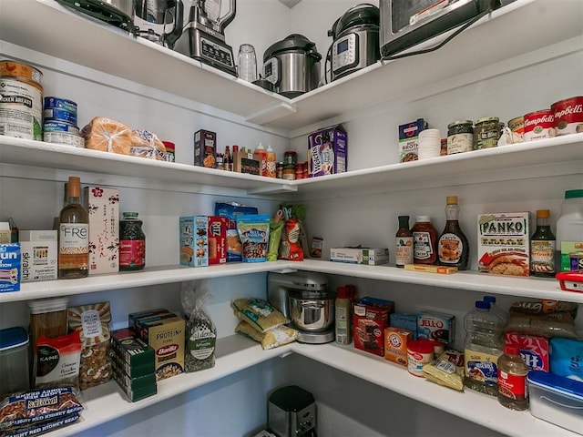 view of pantry