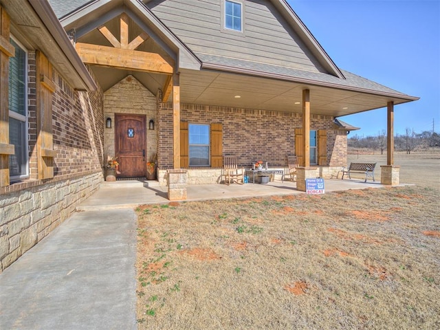 exterior space featuring a patio area