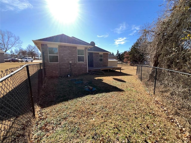 view of rear view of property