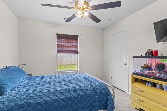 2802 Cloud Nine Cir, Weatherford, OK 73096 - bedroom with carpet floors and ceiling fan
