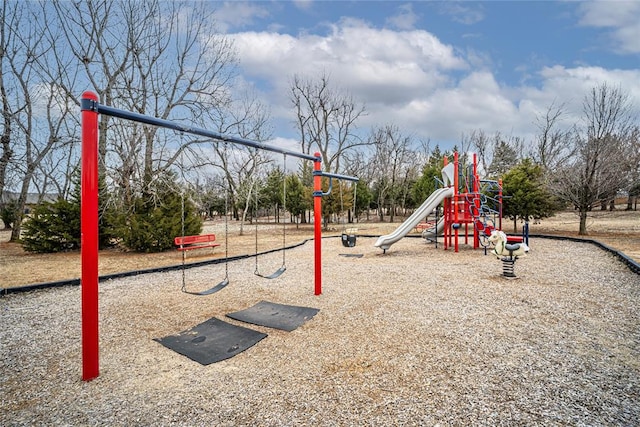 view of play area