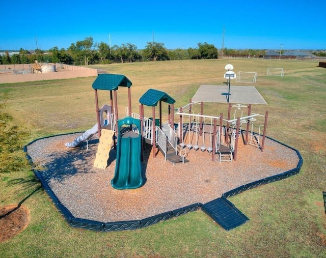 view of jungle gym