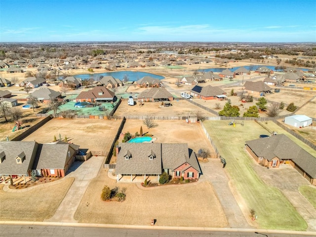 birds eye view of property featuring a residential view