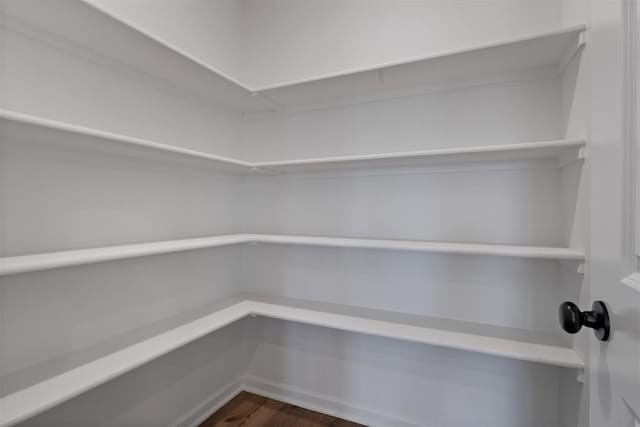 view of pantry