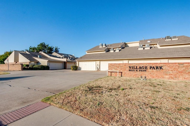 view of home's exterior featuring a garage