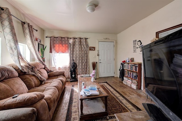 1801 E Madison St, Oklahoma City, OK 73111 - living room with hardwood / wood-style floors