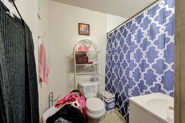 1801 E Madison St, Oklahoma City, OK 73111 - bathroom featuring toilet and vanity