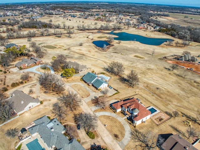 7 Country Club Rd, Shawnee, OK 74801 - aerial view with a water view