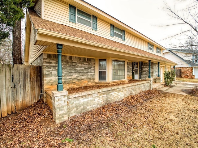 view of front of home