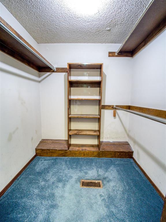 7318 Hummingbird Cir, Oklahoma City, OK 73162 - spacious closet featuring carpet floors
