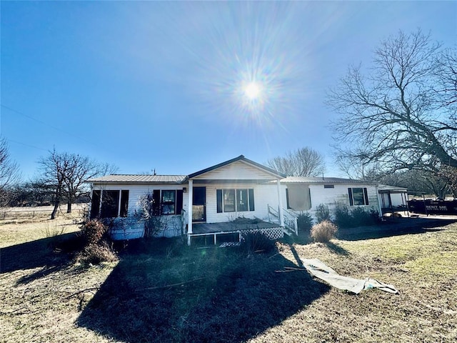 view of ranch-style house