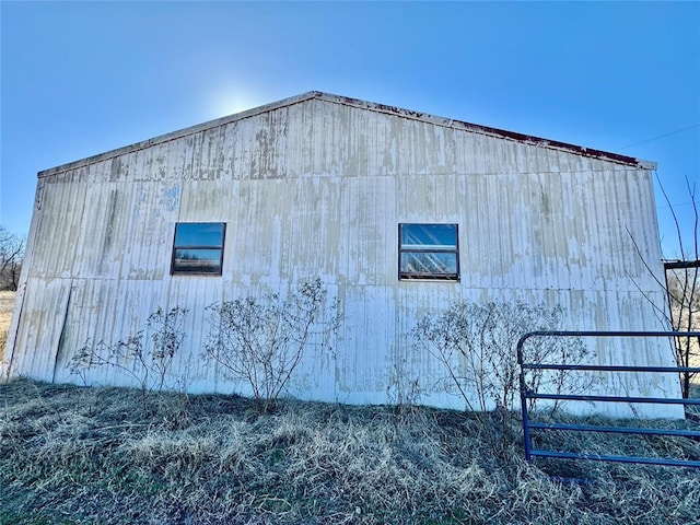 view of home's exterior