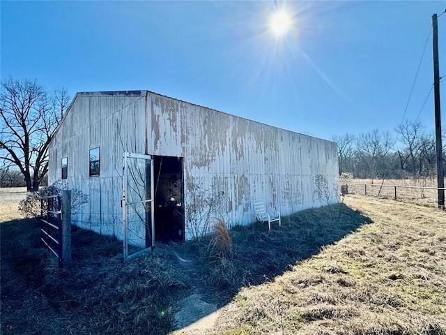 view of outbuilding