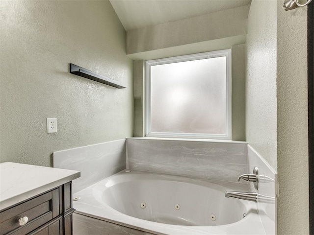 bathroom featuring a bathing tub