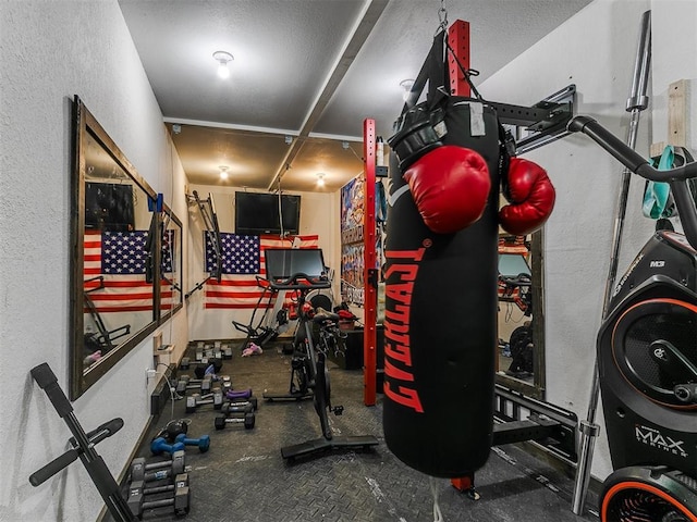 view of exercise room