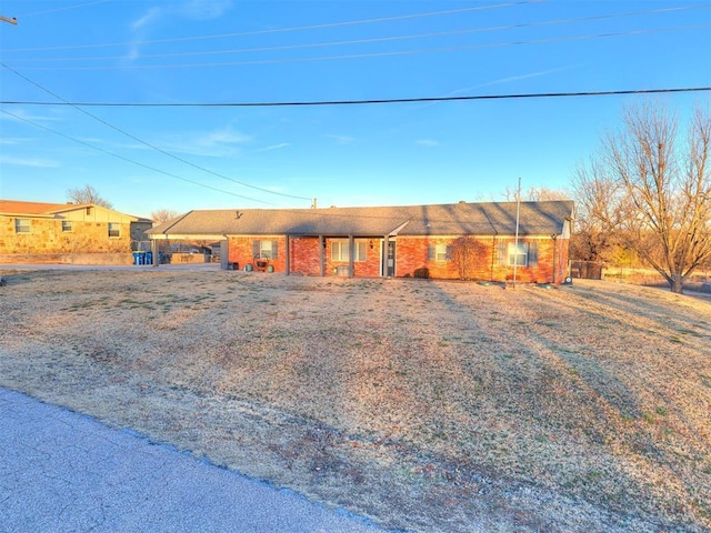 view of ranch-style home