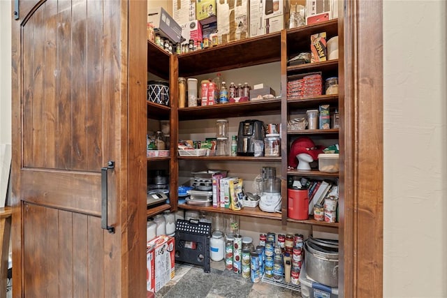 view of pantry