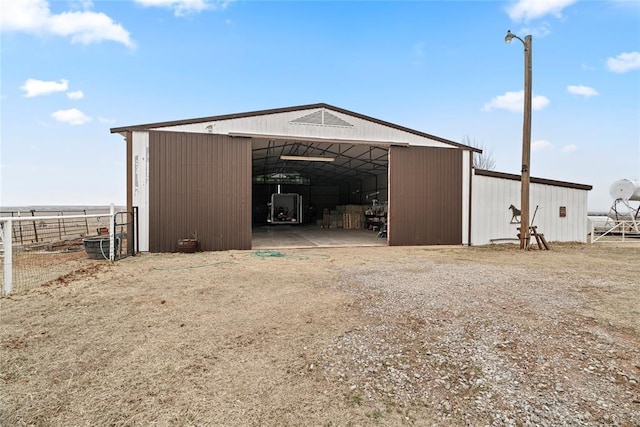 view of outbuilding