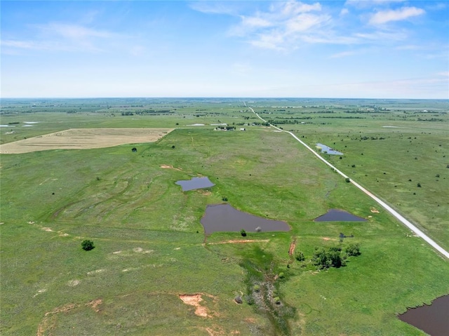 aerial overview of property's location featuring rural landscape