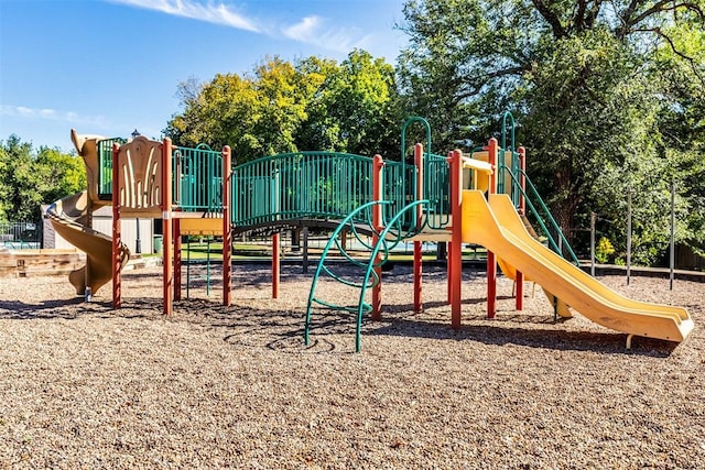 view of jungle gym