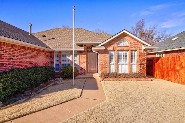 view of ranch-style house