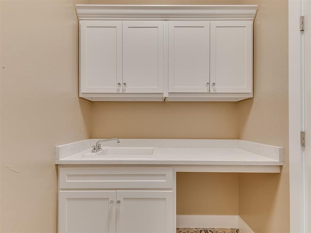 laundry area with sink