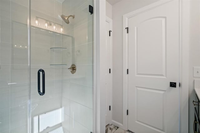 3400 Piney River Dr, Yukon, OK 73099 - bathroom featuring a shower stall