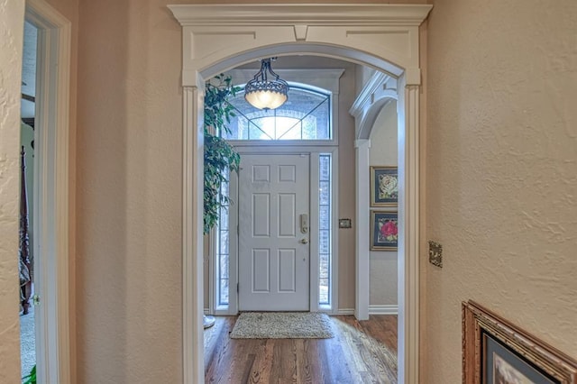 3225 Cotswold Sq, Norman, OK 73072 - foyer featuring hardwood / wood-style floors