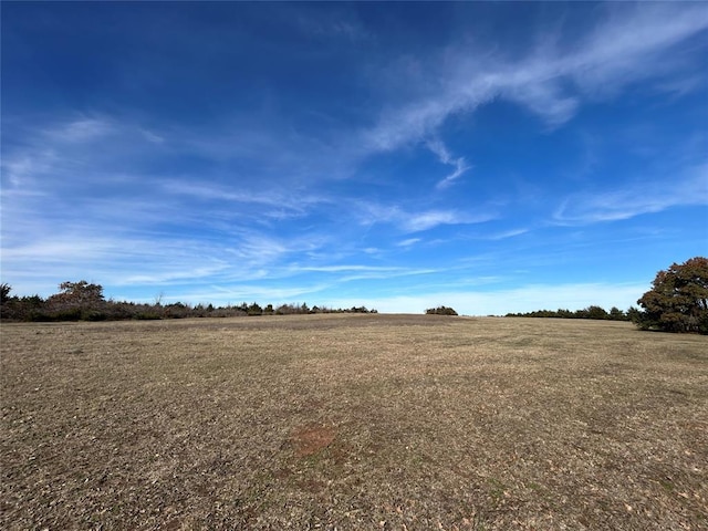 view of landscape featuring a rural view