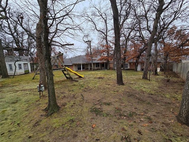 view of yard