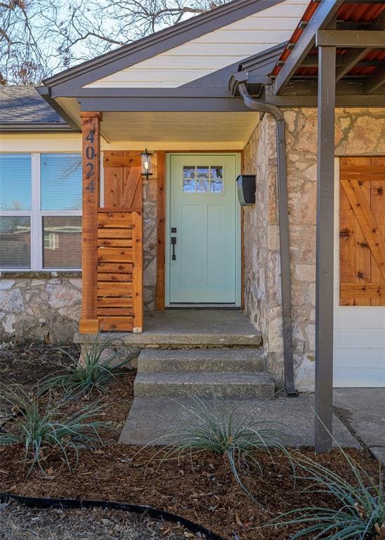 view of entrance to property