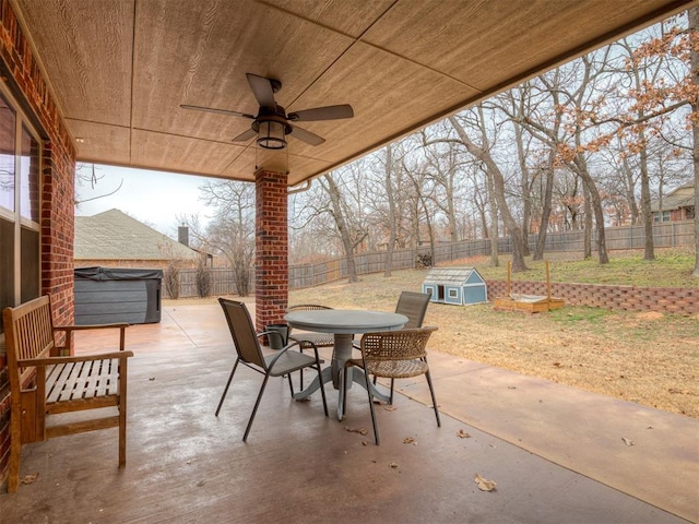 view of patio