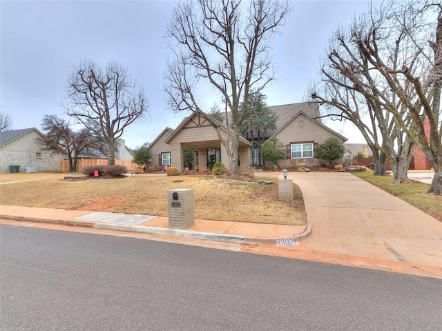 view of ranch-style home