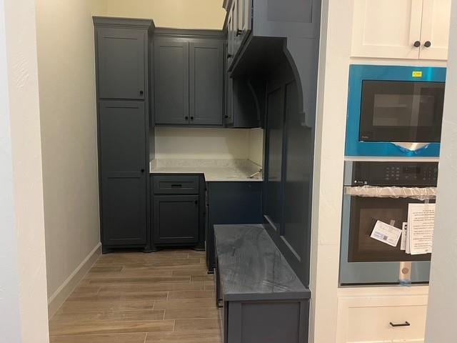 kitchen featuring light hardwood / wood-style floors