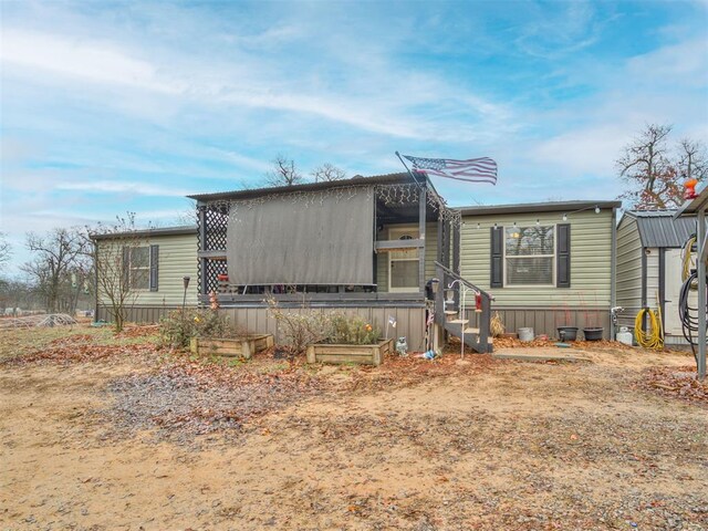 view of manufactured / mobile home